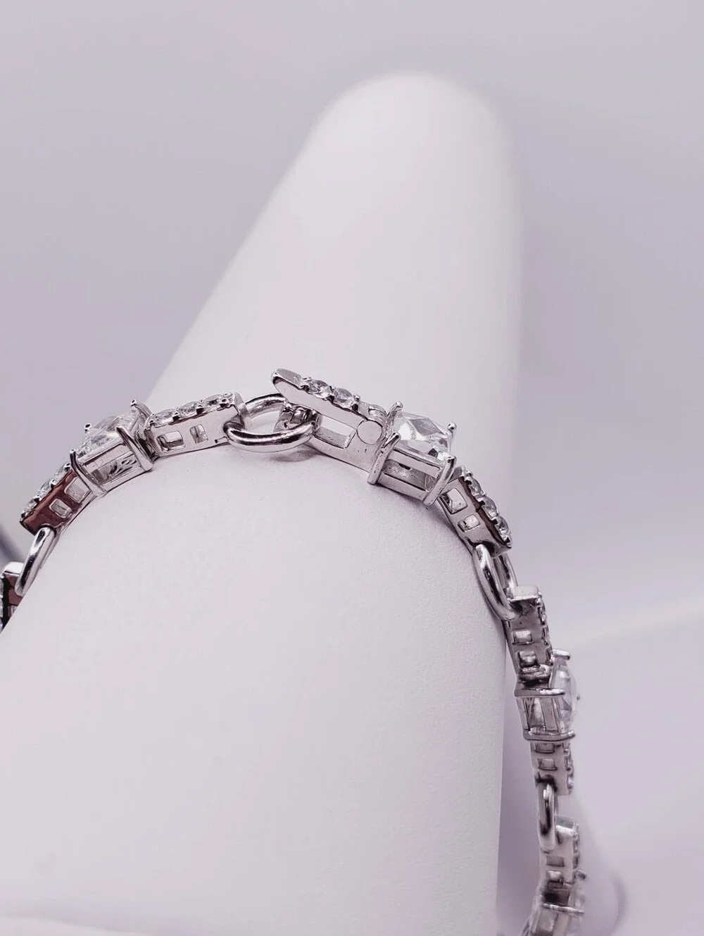 925 Sterling Silver Circle Link Bracelet